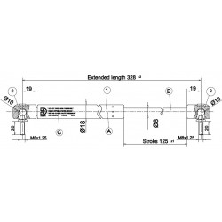 Písty CKT 08 - 280N pro  model CKT Work Ford do 2012