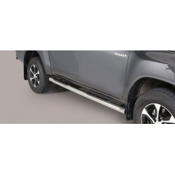 Nerezové boční nášlapy průměr 76 mm -  Toyota Hilux 16+ TO 16 GP/410/IX