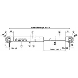 Písty CKT 05 -250N pro  hardtop mitsubishi MZ313658S3