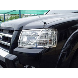 Head Light Guards Stainless Steel for Mitsubishi L200.MK.4 old