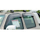 Wind Deflectors Slim-Line, Light Smoke for Mitsubishi L200.MK.5 (Triton) Set of 4