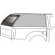 Tailgate - Zadní prosklené dveře pro Nissan D40  - CKT  Work II / Windows II